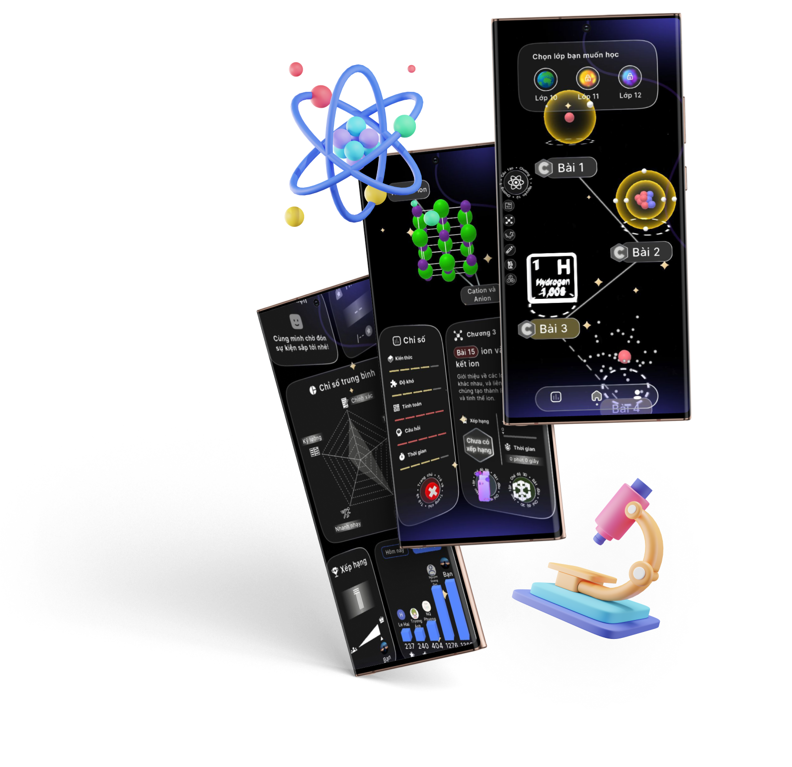 Ứng dụng Rebo - Học Hoá với mô hình 3D